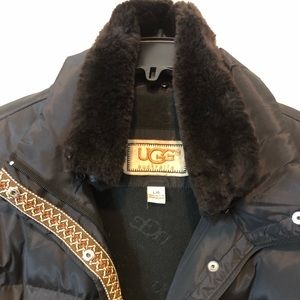 UGG Down Coat Long Women Size Large